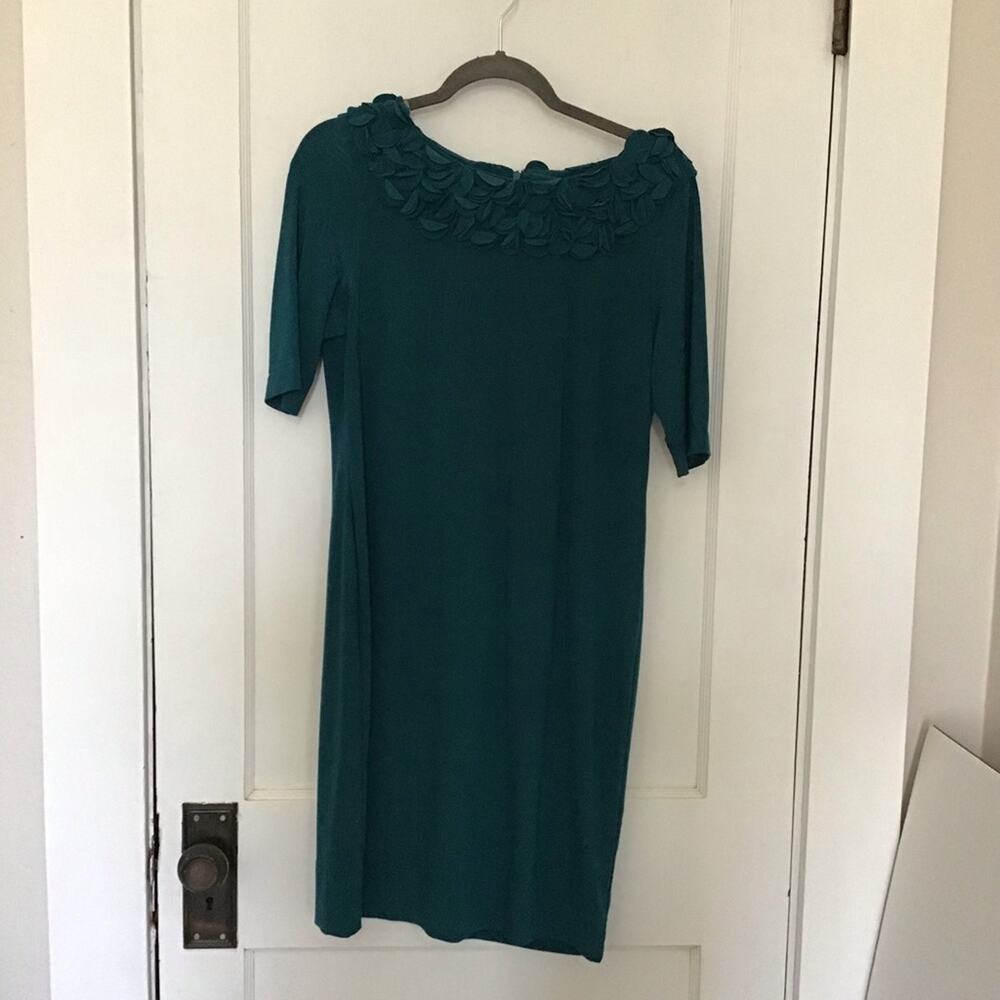 Taylor Teal Sheath dress 8